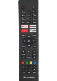 Resim Sunny Sn43ledh6886 Netflıx-google Play-youtube-prıme Vıdeo Tuşlu Ses Komutlu Lcd-led Tv Kumanda 