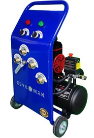 Resim Seybomak Havalı Petek Temizleme Makinesi Çift Yönlü darbeli 1,2 Hp mavi 