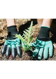 Resim Toprak Kazma Kazıma Bitki Dikme Bahçe Eldiveni 