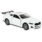Resim Die Cast 1:32 Sesli ve Işıklı Çek Bırak Yarış Arabası Beyaz 