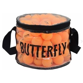 Resim Butterfly Training Masa Tenisi Topu 100'lü Çanta-turuncu 16005b-o 