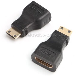 Resim Dark HDMI Dişi - Mini HDMI Erkek Dönüştürücü (DK-HD-AFXMM) 