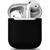 Resim Airpods Uyumlu Kılıf Zore Airbag 13 Silikon Siyah 