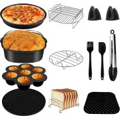 Resim Remedy 5,5 L Kare Yağsız Fritöz, Cosaori/philips Için 5l 5,2l 5,5l 5,7l (Yurt Dışından) 