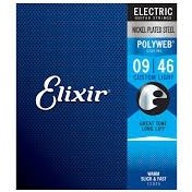 Resim Elixir 12025 Nickel Polyweb Custom Light Elektro Gitar Teli (09-46) 