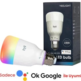 Resim Yeelight M2 LED Akıllı Ampul (Renkli) Google Seamless Uyumlu ( Türkiye Garantili) 