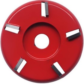 Resim Mufunye Tungsten Steel Ahşap Oyma Diski, 5 Dişli Yaylı Tip, 16mm İç Çap, Kırmızı, Güvenli Kullanım, 90mm Dış Çap 