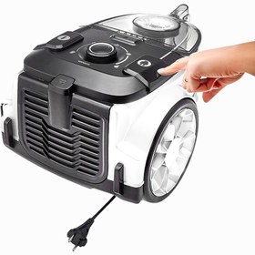 Resim Karaca Vantuz High Force Shiny Black Toz Torbasız Elektrikli Süpürge 