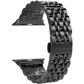 Resim iOS Uyumlu Watch 5 44mm Krd-14 Metal Kordon 