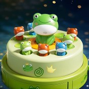Resim Net Balıkçılık Kurbağa Spinner Oyuncak, Karikatür Atlama Kurbağa, Fokus Eğitimi Oyuncak 