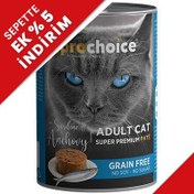 Resim Pro Choice Fish Sardalya ve Hamsili Tahılsız Kedi Konservesi 400 Gr 