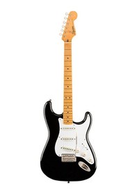 Resim Squier 0374005506 Classic Vibe '50s Stratocaster Elektro Gitar Siyah Akçaağaç Klavye Siyah Gövde Ve Vintage Strat Tonu 