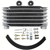 Resim Tongdashop 6 Katmanlı Gümüş Radyatör Yağ Soğutucu, 2t 4t 50cc 125cc 140cc Off-road Atv Motosiklet 