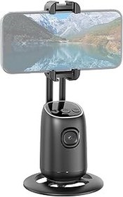 Resim Mihaly 360° Otomatik Yüz Gimbal Otomatik Telefon Tutucu Alı Selfie Gimbal Sabitleyici Robot Kameraman Hareket Kontrolü Esnek Telefon Tutucu ile Dahili Pil Vlog için Çift Soğuk Ayakkabı Montajı 