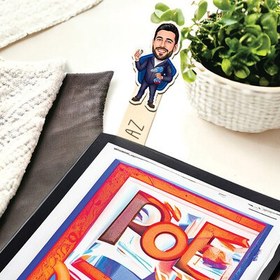 Resim Tamirci Karikatürlü Çubuk Kitap Ayracı 