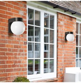 Resim 2 Adet 12 Watt Modern Tasarım İç Ve Dış Mekan, Bahçe, Balkon Banyo Apliği Günışığı 3000k Led Armatür Gün Işığı - Sarı 