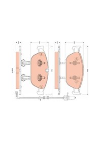 Resim Vag On Fren Balatası A8 / Quattro 10 17 Q5 13 17 - Trw Gdb1883 