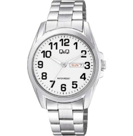 Resim Q&Q Qq A05a-002py Suya Dayanıklı Metalik Renk Erkek Kol Saati 
