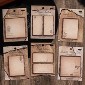 Resim 30 Yaprak Vintage Çiçekli Kağıt Notlar - Bitki, Kelebek ve Zaman Tasarımlı Posta Mektupları - Planlayıcılar, Günlükler, Scrapbooking, Ofis, Okul İçin - Bej/Kahverengi/Antika Görünümlü Memo Bloknotlar - Bullet Jurnaller & Organizatör Uygulamalarıyla Uyumlu, Dekoratif Kağıt, Sanatsal Dokunuş, Yaratıcı Not Defterleri, Günlük Tutkunları 