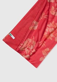 Resim Benetton Unisex Mavi Mix Çiçek Desenli Çift Taraflı Plaj Havlusu, Mavi Mix, STD 