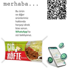 Resim Reklamediyoruz Çiğköfte 50x100cm Branda Pankart 