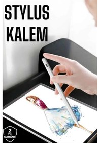 Resim Mey İthalat Tablet Kalemi Stylus Pen Dokunmatik Kalem Android Ve İos Uyumlu Şarjlı 