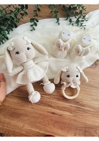 Resim Amigurumi Lili Tavşan Set 