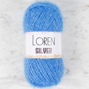 Resim Loren Silver Açık Mavi El Örgü İpi - RS0007 - 34091 