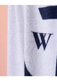 Resim Madame Coco Anchor %100 Pamuk Plaj Havlusu - Lacivert - 75x160 Cm 8684427030691 Lacivert 