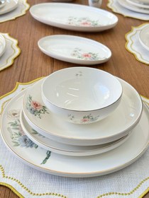 Resim Yemek Takımı 55 Parça 12 Kişilik Mimoza 