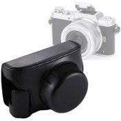 Resim Wondernest Panasonic Lumix Gf7/gf8/gf9 Tam Koruma Deri Kamera Çantası, Siyah 