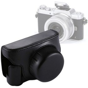 Resim Wondernest Panasonic Lumix Gf7/gf8/gf9 Tam Koruma Deri Kamera Çantası, Siyah 