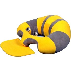 Resim Bebek Destek Oturma Minderi Bebeyatmaz Sarı - Gri 