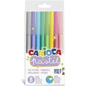 Resim Carioca Keçeli Boya Kalemi Yıkanabilir Pastel Süper 8 Lİ 43032 