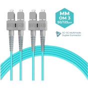 Resim Fiber Optik Patch Kablo SC-SC Duplex 2.0mm Multi Mode 5 METRE 
