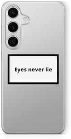 Resim Multitronic Samsung Galaxy A54 Uyumlu Eyes Never Lie Tasarım Baskılı Şeffaf Kılıf 
