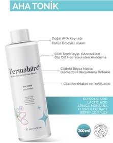 Resim Dermaluire Akne Ve Sivilce Karşıtı, Gözenek Sıkılaştırıcı Aha Tonik 200ml ( Glikolik Asit, Laktik Asit) 