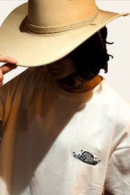 Resim WEGLIO Lasso Spirit Nakışlı Oversize %100 Pamuk T-shirt 