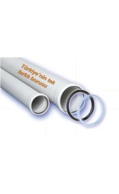Resim Belle Fusion Mey Ithalat® Ege Yıldız 50X2000 Pvc Boru 1,8 mm 
