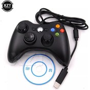 Resim Siyah-pz Usb Kablolu Joypad Gamepad Denetleyicisi Oyun Pedi Microsoft Oyun Sistemi Pc İçin Windows 7/8 İçin Xbox İçin Değil Siyah Beyaz 