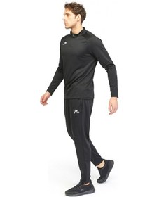 Resim Raru Yarım Fermuarlı Eşofman Takımı Malens Siyah 