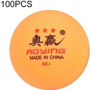 Resim Sones Royıng 100 Adet Profesyonel Abs Masa Tenisi Antrenman Topu, Çap: 40 Mm, Özellikler: Turuncu 3 Yıldız 