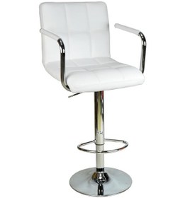 Resim Bürocci Carla Bar Taburesi-Beyaz-9503Q0109 Çok Renkli 