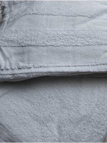 Resim ars aras home textile Lüks Erkek Hac Umre İhram Takımı 110x210 cm -Yumuşak Beyaz Pamuk (İç Göstermez&Çantalı) 