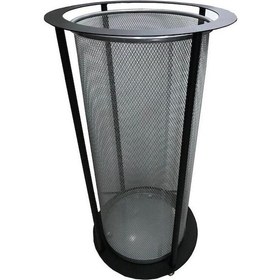 Resim Arı Metal Fileli Paslanmaz Şemsiyelik Siyah Gümüş 