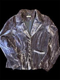 Resim Christian Berg - Gri Kadife Blazer 