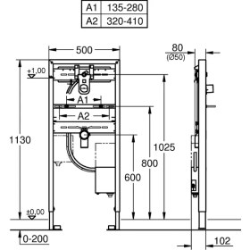 Resim Grohe Rapid Sl Ankastre Fotoselli Lavabo Bataryası Için Iç Gövde 38748002 