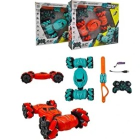 Resim Şarjlı Bilekten Kontrollü, El Sensörlü Çift Kumanda Akrobat Araba, Elle Kumandalı Araba 