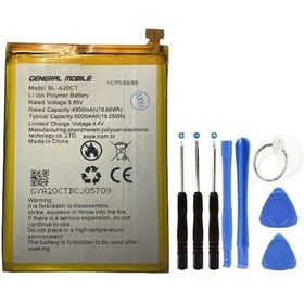 Resim General Mobile Gm21 Pro Pil- Batarya Bl-a20ct 5000 Mah+tamir Set 