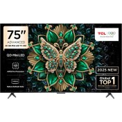 Resim 75C6K 75" 190 Ekran 4K UHD QD-Mini LED 144 Hz Google TV TCL